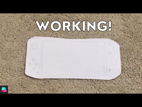 How To Make A WORKING Paper Nintendo Switch
