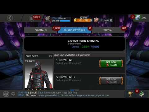 5&6* crystal opening.