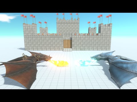 Player Dragon vs AI Dragon ARBS Animal Revolt Battle Simulator