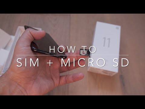 Xiaomi Mi11 lite - How to insert SIM and micro SD