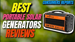 ✅Top 5 Best Portable Solar Generators | Portable Solar Generators reviews | Your Best Deal
