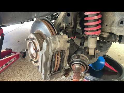 Toyota Sequoia CV axle assembly replacement