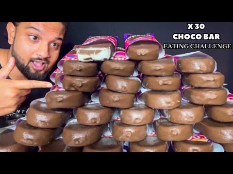 ASMR 30 Choco Bar Ice Cream Bars Eating Challenge, SCOOPS  매그넘 초콜릿 아이스크림먹방 | ROCCOEATZ 🙏 SUBSCRIBE