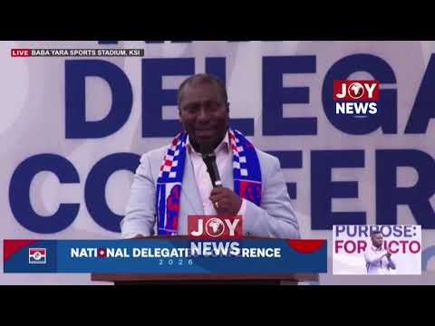 National delegates conference: We have a duty to support our presidential candidate - Afenyo-Markin.