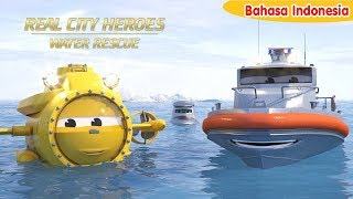 Download lagu Flip Si Kapal Penyelamat dan Eva si Kapal Selam - Real City Heroes (RCH) | Video untuk Anak mp3