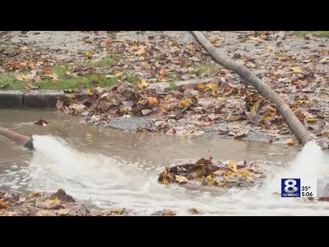 Water main break leads to basement floodings on Culver Rd.
