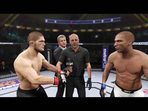 Khabib vs. Edson Barboza (EA Sports UFC 2) - Champion Fight ☝️🦅