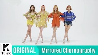 [Mirrored] MELODYDAY(멜로디데이)_Color Choreography(깔로 거울모드 안무영상)_1theK Dance Cover Contest