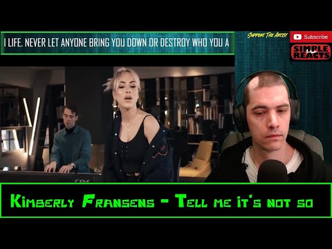 Frank Boeijen Zeg me dat het niet zo is Kimberly Fransens cover-subtitled Reaction