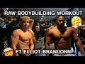 POWERLIFTER TURNS INTO A BODYBUILDER FOR A DAY 👀 FT ELLIOT BRANDONN