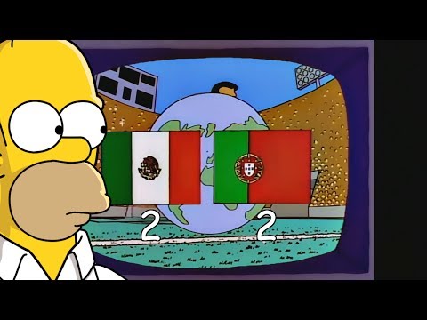 ¿Los Simpsons Predijeron El Empate De 2 a 2 De Mexico vs Portugal En La Copa Confederaciones?