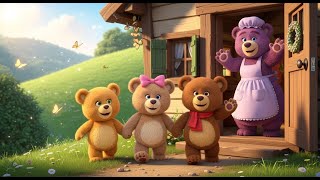 Download lagu 🎵 Three Little Teddy Bears | Fun Nursery Rhyme for Kids | 3D Pixar Style Animation 🧸✨ mp3