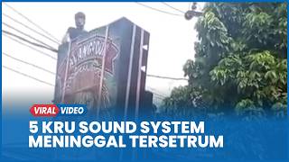 Download lagu Detik-detik 5 Kru Sound System Tersetrum di Bekasi, 3 Meninggal Seketika mp3