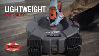 RIDGID K9 102+ Drain Cleaning FlexShaft® Machine Kit