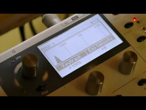 Waldorf Blofeld Tutorial- Self Oscillating PPG filter through a Comb ...