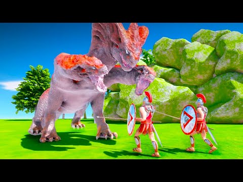 Old Hydra vs humans - Animal Revolt Battle Simulator