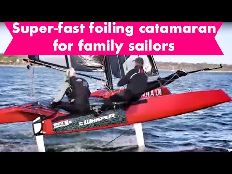 Meet the foiling catamaran for family sailors – the fantastic Formula Whisper