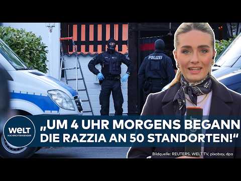 Video Thumbnail: NRW: Mega-Razzia bei Hells Angels! Polizei stürmt Rocker-Hochburgen – 1200 Beamte im Einsatz