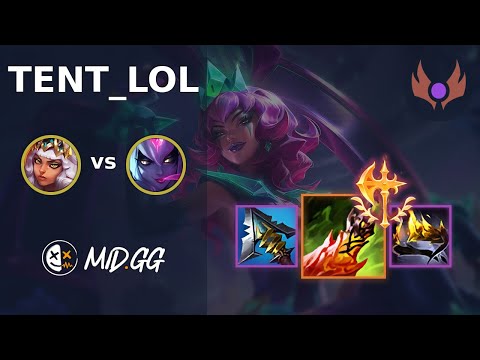 MID.GG: [ tent_lol ] Qiyana JUNGLE vs Evelynn | EUW MASTER | LOL Season 2025