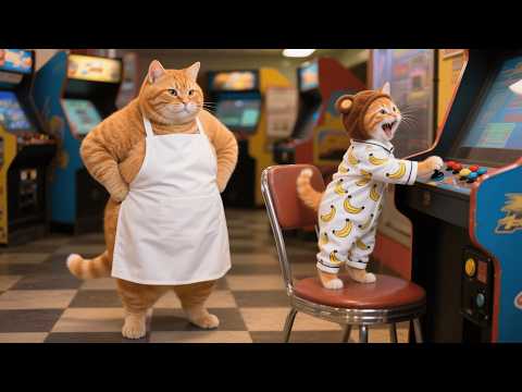 Ginger Kitten Lost in Virtual Games Mama Cat Teaches the Value of Real Communication 🐱🎮