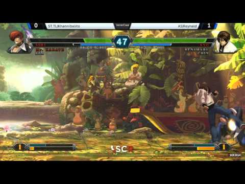 Socal Regionals 2014 KOF XIII TOP 8 ST.TL|Khannibalito vs AS|Reynald
