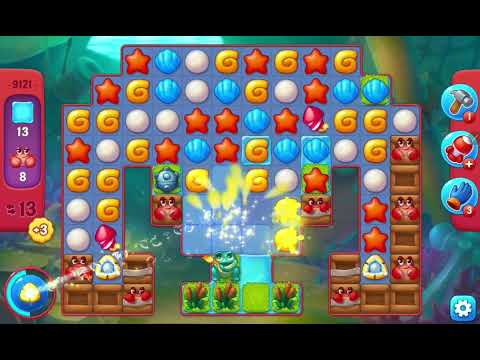 Fishdom Hard Level 9121 (with 2 lightning boosters) @choraelmin