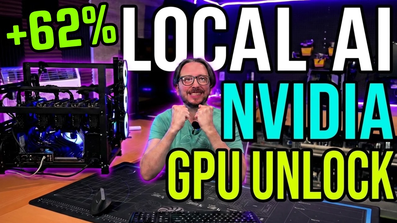 Nvidia GPU UNLOCK for Local AI - 3090's Prefill 62% FASTER!
