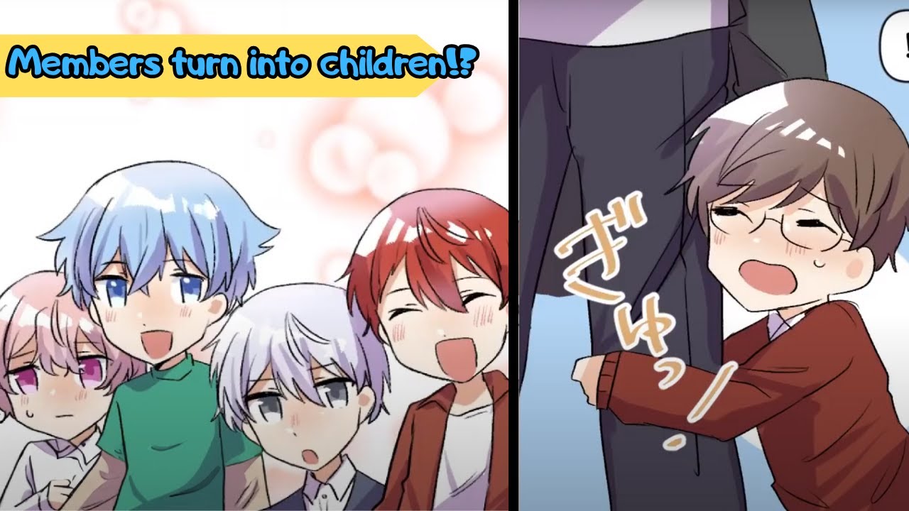 My boyfriend is so cute. Blooming Magic members turns into kids  #manga #anime #yaoi #bl #dammy