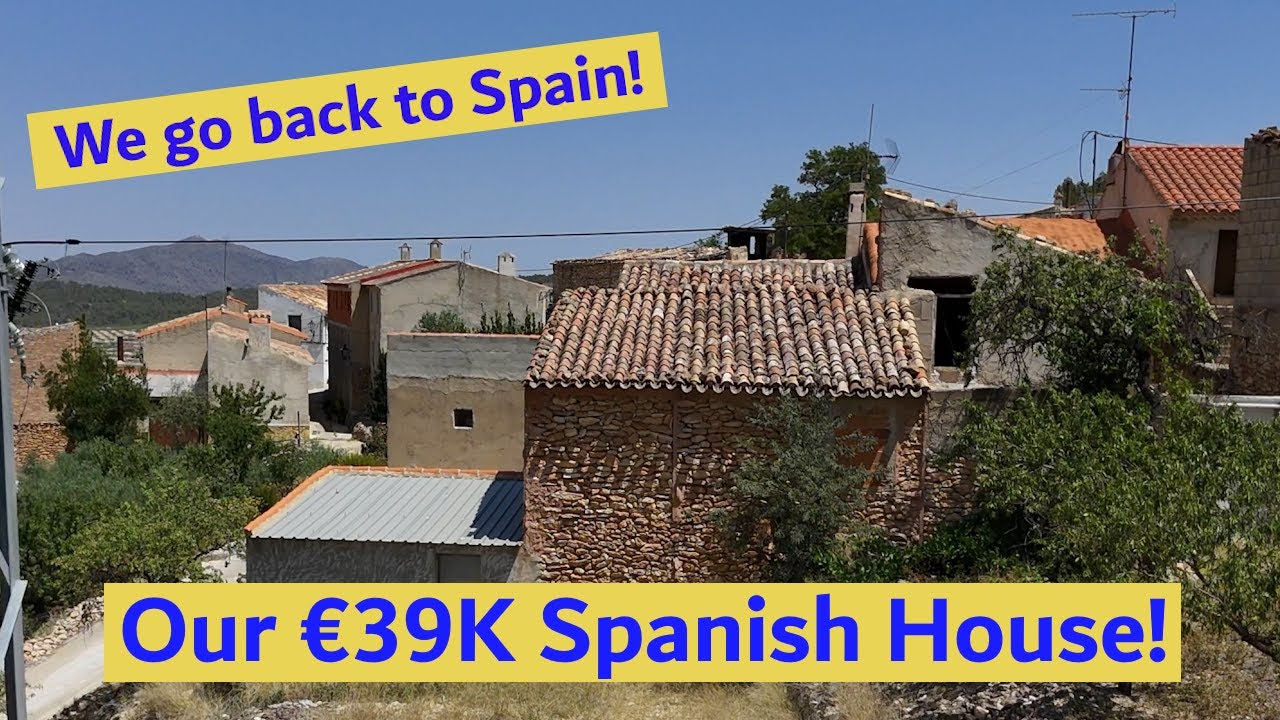 #3 Remote Spanish cottage: building work done and tour of the two storey barn, drone footage