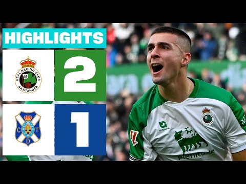 R. RACING CLUB 2 - 1 CD TENERIFE I HIGHLIGHTS LALIGA HYPERMOTION