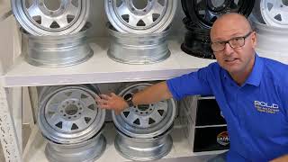 Multi Fit Galvanised Wheels/Rims - Fits Both Ford and Holden Stud Pattern