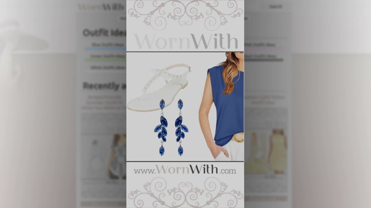 Summer Blue Trendy Outfit Idea Summer Blue Cute Outfit Idea
