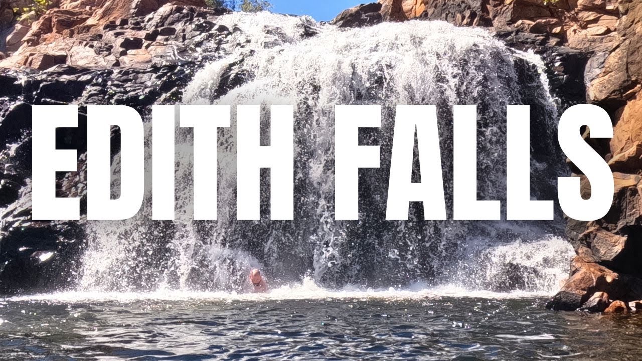 A traveler embarks on a visit to Edith Falls.
