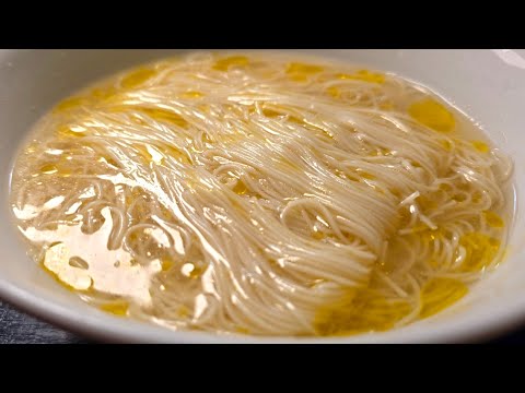 限界出汁そうめん(丸鶏がらスープ×本だし×昆布だし)