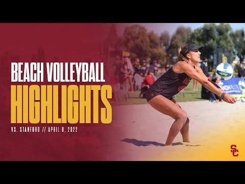 Beach Volleyball: USC 5, Stanford 0 - Highlights 4/9/22