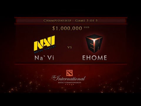 EHOME vs NaVi - Game 3, Championship Finals - Dota 2 International - Russian Commentary