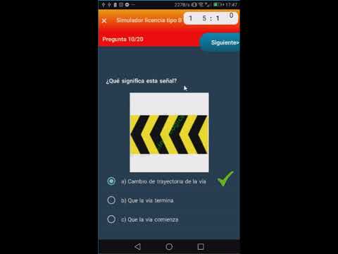 Simulador del examen ant, repasando para el examen teórico ant