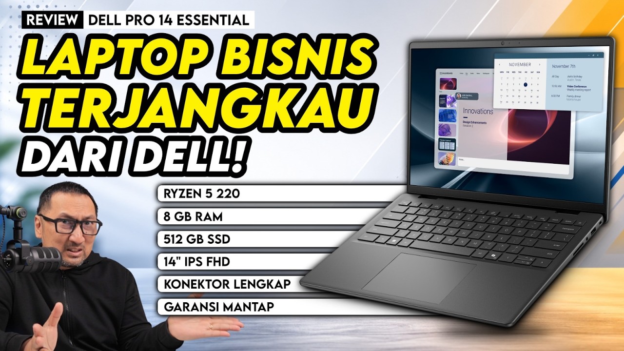 Dell Bikin Laptop Bisnis Terjangkau? Performanya Gimana? Review Dell Pro 14 Essential