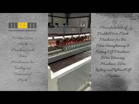 Welded wire mesh machine for poultry mesh mwm-250servo(2-6mm...