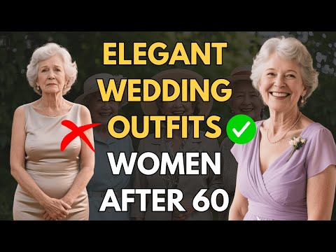 ELEGANT Wedding Guest OUTFITS for Women 60+✨