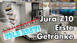 Die Coffeefluencer: Jura Z10 - erste Getränke - eine Preview