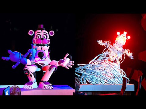 Funtime Freddy Transforms Into Molten Freddy Blob - Five Nights At Freddy's Security Breach