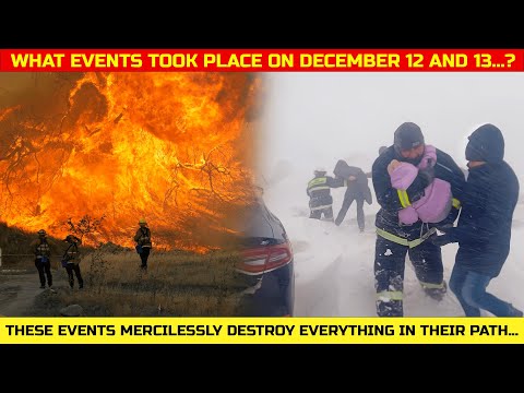 Cataclysms for 12 and 13.12.2023 - Tornado in the USA, Tsunami in Europe, Hurricane in Russia.