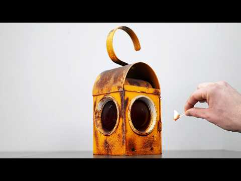 Rusty Oil Lamp Restoration