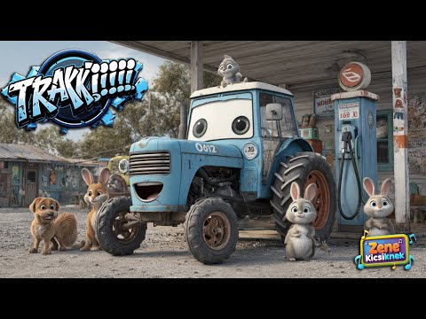 Traki-Trak Traktor 🚜 Vidám Magyar Gyerekdal Gyerekeknek