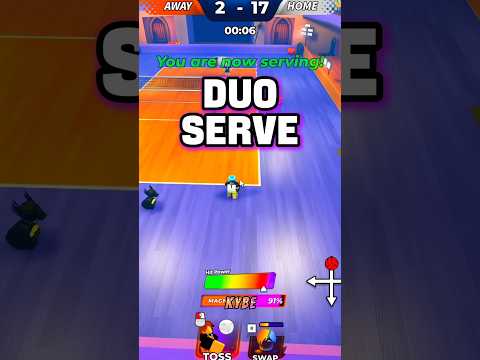 duo serve en Volleyball Legends #roblox #robloxedit #robloxshorts #robloxgames #volleyball