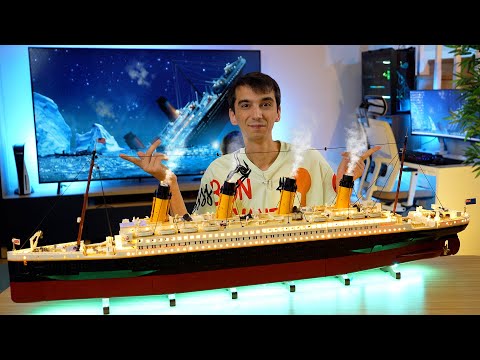 700+ Led ve Buhar Modifiyeli Lego Titanic Modeli Yaptım!