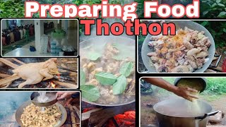 Preparing Food for jamaah || thothon