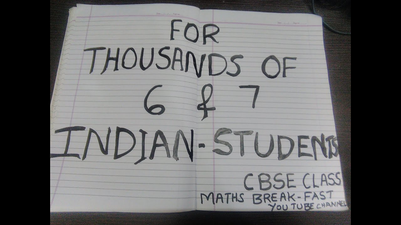 Introduction to maths breakfast YouTube channel