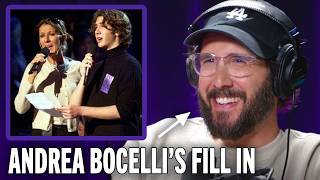 Josh Groban on Filling in for Andrea Bocelli at 17 Years Old &amp; Celine Dion